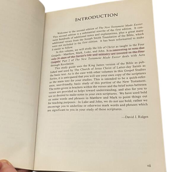New Testament Made Easier Part One Second Edition David J RidgES Study Guide NT - Picture 3 of 8